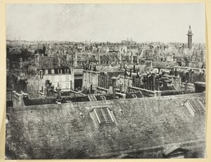 The Roofs of Paris (View of Castiglione Street?) by Hippolyte Bayard