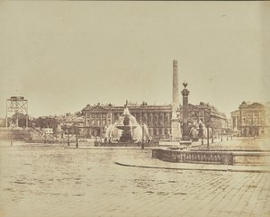 Place de la Concorde by Hippolyte Bayard