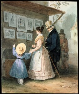 At the Seller of Engravings