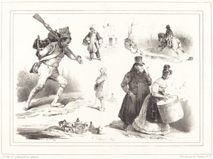 Social Vignettes by Hippolyte Bellange