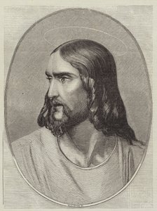 Head of the Saviour by Hippolyte Delaroche