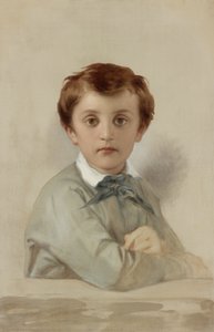 Portrait of Philippe-Grégoire Delaroche, the Artist’s Younger Son by Hippolyte Delaroche