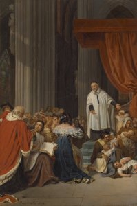 Saint Vincent de Paul Preaching to the Court of Louis XIII on Behalf of the Abandoned Children by Hippolyte Delaroche