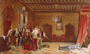 The Assassination of Henri de Lorraine (1549-88) Duc de Guise, 1834 by Hippolyte Delaroche