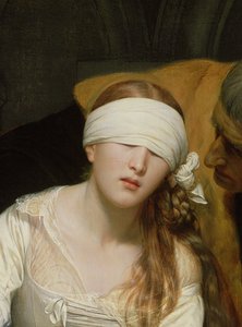 The Execution of Lady Jane Grey, 1833 (detail)