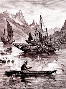 The Red Sea by Hippolyte Leon Benett