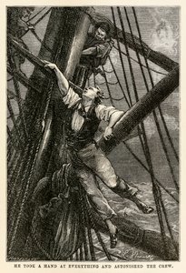 He took a hand at everything and astonished the crew, from Around the World in Eighty Days by Jules Verne