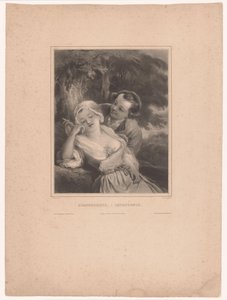 Girl with Young Lover (The Imprudent / Imprudence) by Hippolyte Louis Garnier