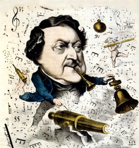 Gioacchino Rossini by Hippolyte Mailly