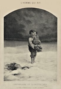 The Man Who Laughs - Gwynplaine and Little Dea by Hippolyte Mailly