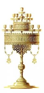 Design for a candelabrum by Hippolyte Monighetti