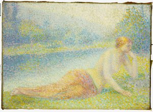 Reclining Nude by Hippolyte Petitjean