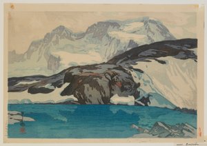 Breithorn, Taisho Era by Hiroshi Yoshida