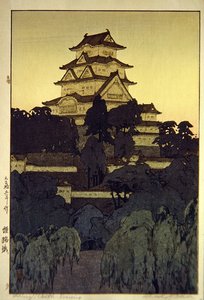 Evening view of the Himeji Castle