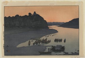 Kiso River, Showa era by Hiroshi Yoshida