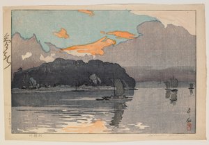 Tone River - Day, Taisho era by Hiroshi Yoshida