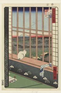 Asakusa Ricefields and Torinomachi Festival by Hiroshige (I) , Utagawa