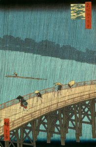 Ohashi Atake in a Sudden Shower