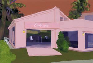 Cafe in Cambodia