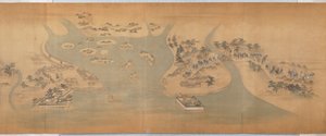 Tōkaidō Picture Scroll by Hishikawa Moronobu