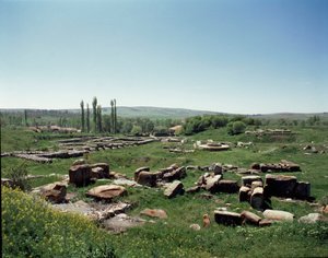 View of the ruins of the site by Hittite Hittite