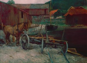 Sandvik Bay by Hjalmer Eilif Emanuel Peterssen
