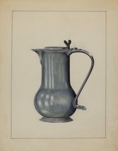 Pewter Coffee Pot, 1936