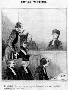 You had a livelihood, what did you do with it? (series of cartoons on Parisian emotions) by Honoré Daumier