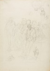 A Group of Men, and Other Sketches, 1857