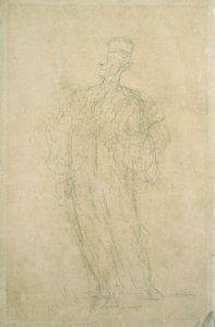 A lawyer, walking by Honoré Daumier