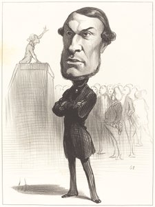 Achille Fould by Honoré Daumier