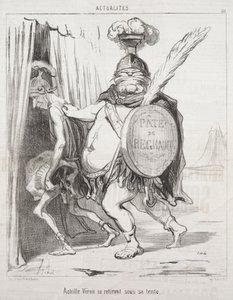 Achilles Withdrawing into his Tent by Honoré Daumier