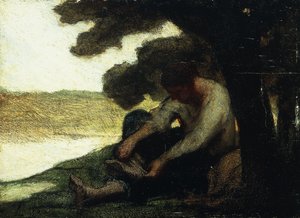 After the Swim by Honoré Daumier