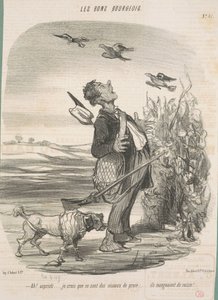 Ah! ... I Think They Are Birds of Prey... by Honoré Daumier