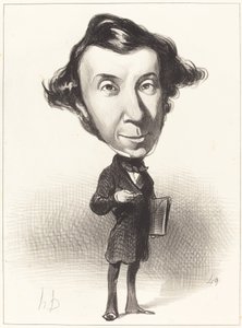 Alex. Ch. Henri de Tocqueville by Honoré Daumier