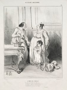 Ancient History, Plate 46: The Mother of the Gracchi, 1842