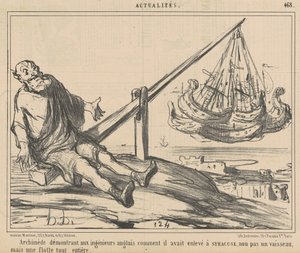 Archimedes Demonstrating to English Engineers...