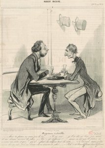 Irresistible argument by Honoré Daumier