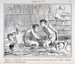 Artwork by Honore Daumier (1808-1879) Charivari dates from 1858: Serie CRUQUIS D