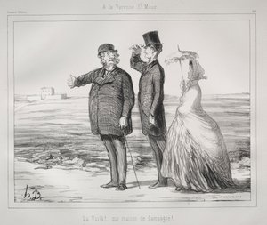 At Varenne, Saint-Maur by Honoré Daumier