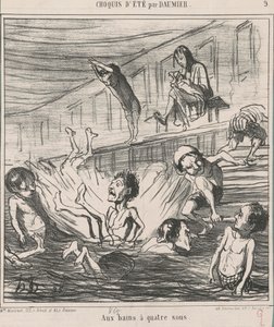 At the Baths for Four Sous
