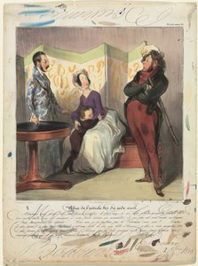 Caricaturana (plate 50): Breach of Civil Code Article 24 by Honoré Daumier
