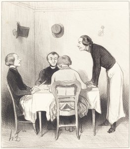 Carotte du restaurant by Honoré Daumier