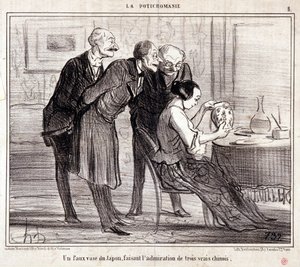 Cartoon About Art Collectors. Series 