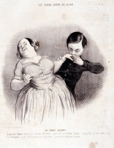 Cartoon about the couple. Series 
