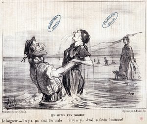Cartoon about tourists on vacation. Series 