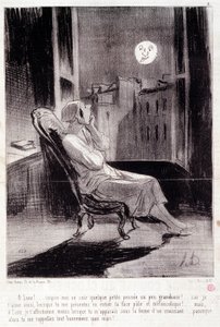 Cartoon about women writers. Series 