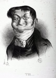 Cartoon by Adolphe Thiers, French Statesman. Drawing by Honore Daumier. Arbaud Museum. by Honoré Daumier