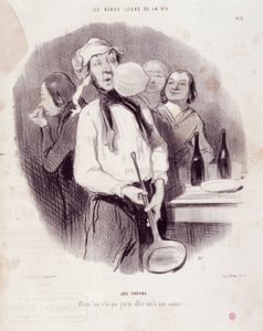 Cartoon of a Clumsy Man. Series 