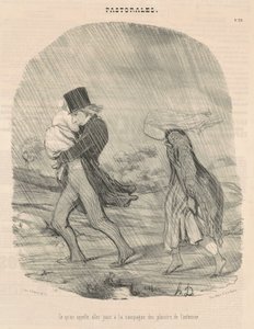 What is Called, Going to Enjoy the Countryside ... by Honoré Daumier